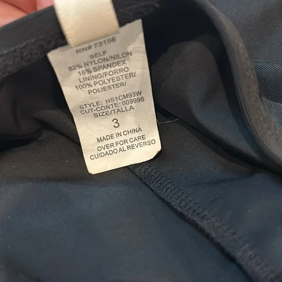 NWT Hobie Plus Size Bikini Brief Swim Bottom Black HS1CM93W Size 3X - Picture 6 of 7